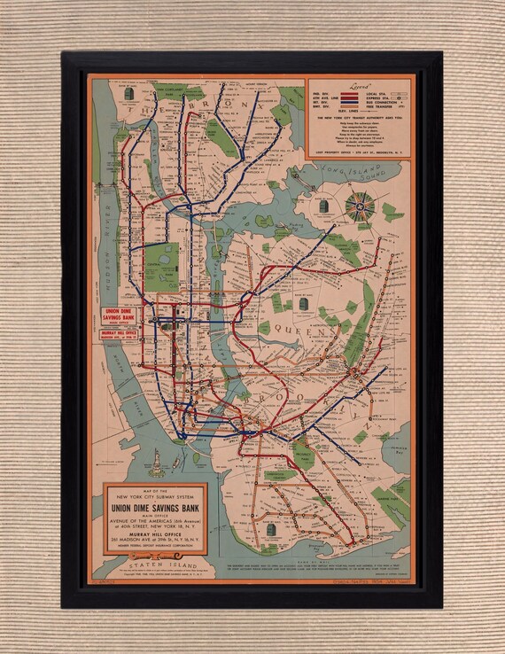 絵画 DART SUBWAY MAP POSTER Amazon.com: New York City Subway Map 1979-16x20 Unframed Art