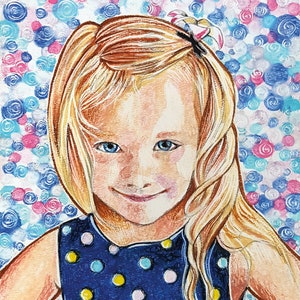 AANGEPASTE PORTRET — pastelportret van foto, originele kunst, kinderen, baby, familie, bruiloft, huisdierportretten ook beschikbaar