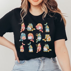 Meerjungfrau Wichtel Shirt, Muschel Shirt, Meerjungfrau Shirt Frauen, Meerjungfrau Shirt Geburtstag, Meerjungfrau Geschenke für Frauen