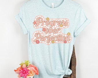 Progress Over Perfection Shirt Gift For Teachers, Sped Teacher Shirt, Esl Teacher Tshirt, Back To School Sweatshirt, ADHD Teacher Clothing