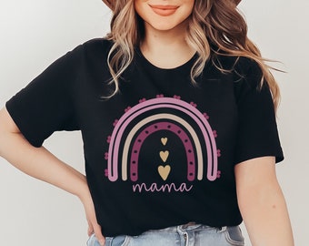 Camicia Arcobaleno Mamma, Camicia Nuova MammaCamicia Mamma Benedetta, Camicia Mamma Minimalista, Regalo Festa della Mamma, Mamma Nuova, Regalo Baby Shower, Mamma in attesa