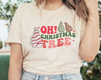 Christmas Baking Shirt, Christmas Tree Cakes Shirt, Xmas Holiday Gift, Christmas Gift, Holiday Tee, Women Christmas Shirt,Little Debbie Cake