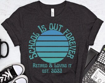 Teacher Retirement Gifts for women - Teacher School is Out / Retired Teacher / Retirement Gift / Teacher Retirement / Retired Teacher Gift
