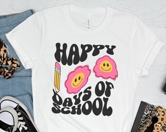 Retro 100 Days of School Shirt,100 Day Shirt, 100th Day Of School Celebration, Student Shirt,Back to School Shirt, Special Education Teacher