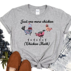 Chicken Math Gift, Just One More Chicken, Chicken owner gift, Chicken mom, chicken daddy, pet chickens, farm animal gift