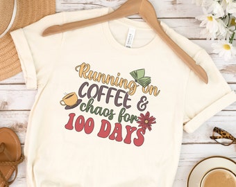 100 giorni di camicia scolastica, celebrazione del 100 ° giorno di scuola, amante del caffè, insegnante di caffeina, tazza di caffè dell'insegnante, regalo dell'insegnante SPED