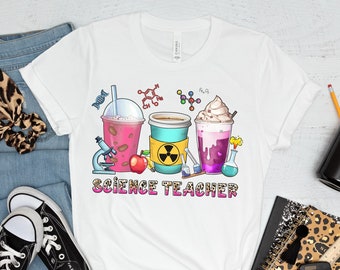 Science Teacher Shirt, Science Vibes Shirt, Stem Student Shirt, Science Teacher Gift, Trendy Teacher Shirt, Back To School Tee, Trendy Tee