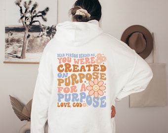 Dear Person Behind Me Hoodie, Dear Person Positive Quotes Aesthetic, Quote Hoodies, Women's Sweatshirt, Gift for Her, Trendy Shirt