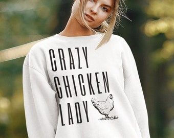 Crazy Chicken Lady Shirt | Gift for Chicken Lover | Chicken Lady Shirt | chicken t-shirt | Chicken Gift | Women Chicken Shirt