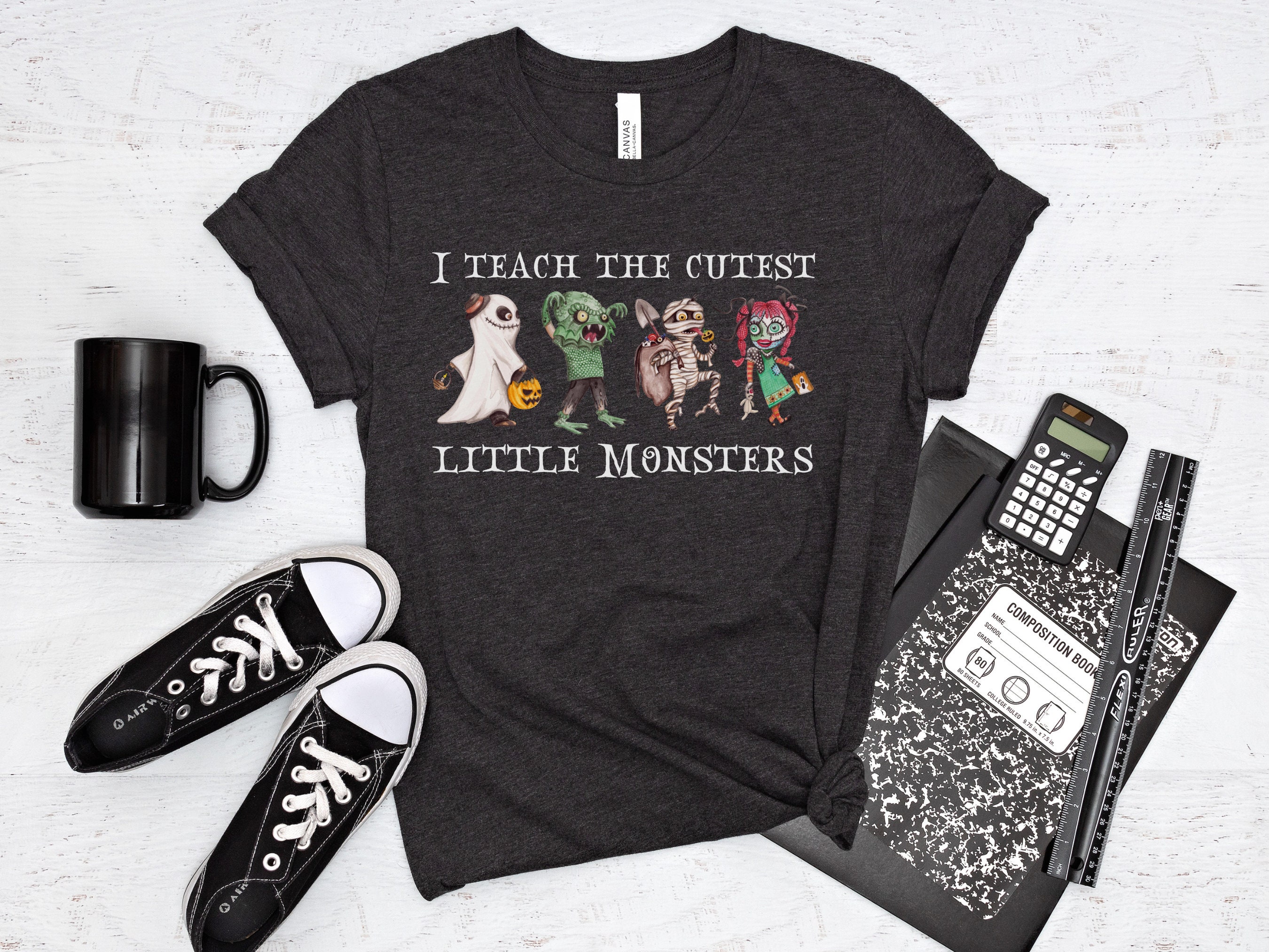 Discover Halloween teacher shirt first grade, I Teach The Cutest Little Monsters , Halloween Shirts for Teachers, Trick or Treat School Shirt