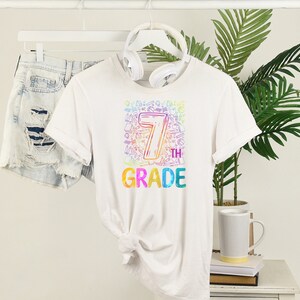 Camisa de maestro de séptimo grado, camisa de maestro de 7º grado, camisa del primer día de la escuela, regalo de maestro, camisa de maestro de 7º grado, regreso a la escuela