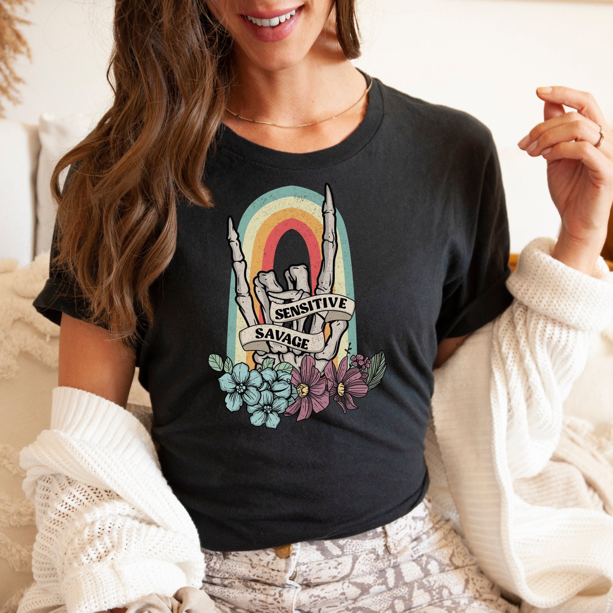 savage skeleton shirt