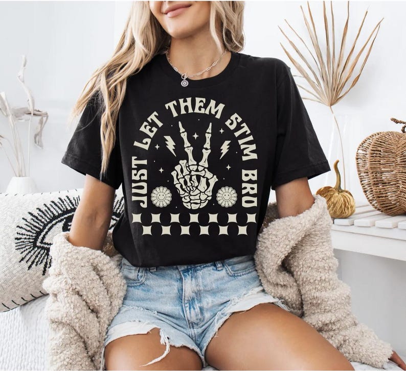 Let the Stim PNG Jpg, Retro Aesthetic PNG, SPED Teacher, Autism Mom ...