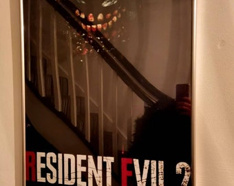 RESIDENT EVIL 2 Remake steel book cover 20×30 Massive!