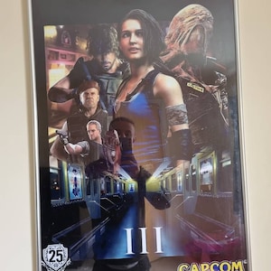 Resident Evil 3 4/9 25th Anniversary Edition Rare super UHQ 21×30