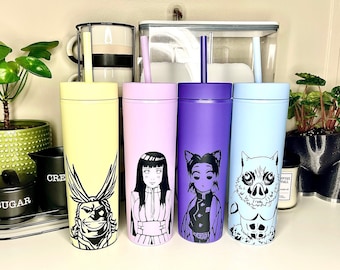 Custom Character Tumbler - Surprise Design Tumbler - Surprise Tumbler - Secret Design - Anime Tumbler - Comic Book Tumbler
