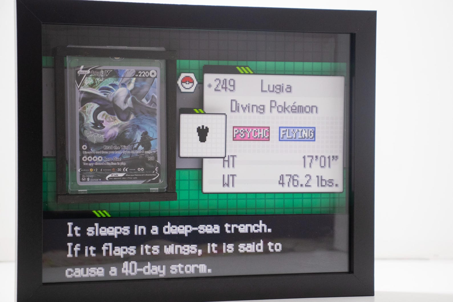 Pokemon Card Shadowboxes Pokemon Trading Card Shadowbox Display-pokemon Black Style - Etsy