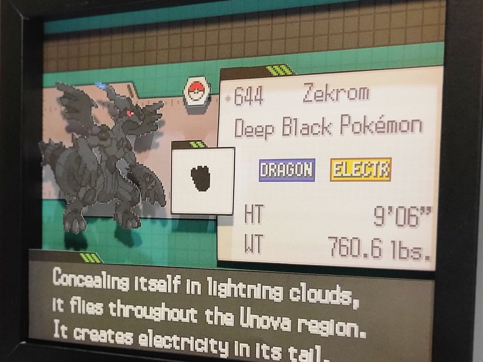 Pokémon Unova Pokédex Shadowbox CUSTOM Pokémon Noir/Pokémon Blanc Etsy France