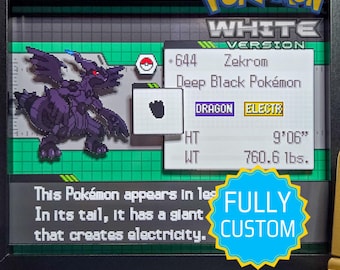 Pokemon Black/White Pokedex Shadowbox