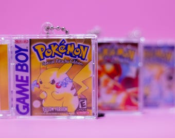 Pokemon Game Case - Acrylic Keychain