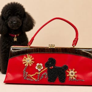Vintage Poodle Handbag - Etsy