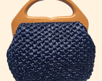 1960s Vintage ADY Fashion Imports Japan Vintage Woven Handbag 1960s Vintage ADY Fashion Imports Japan Vintage Woven Handbag