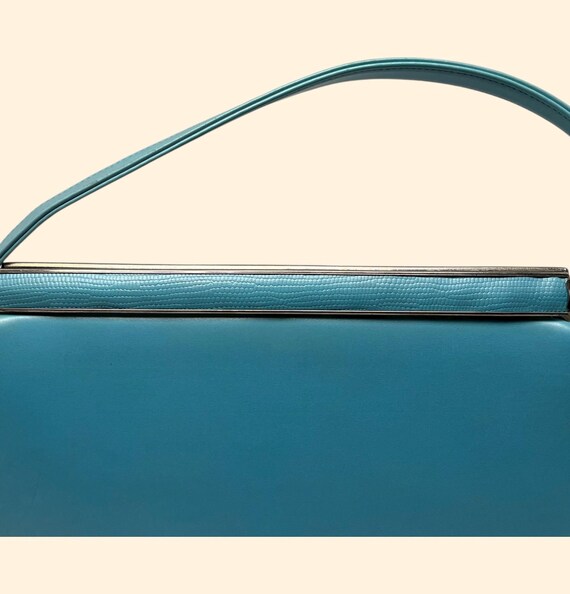 Emmylou Pass Hand-tooled Handbag in Turquoise main image 1