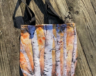 Canvas Tote Bag, Fine Art Print, Aquarell Kunstdruck, Modetasche, Modeaccessoire