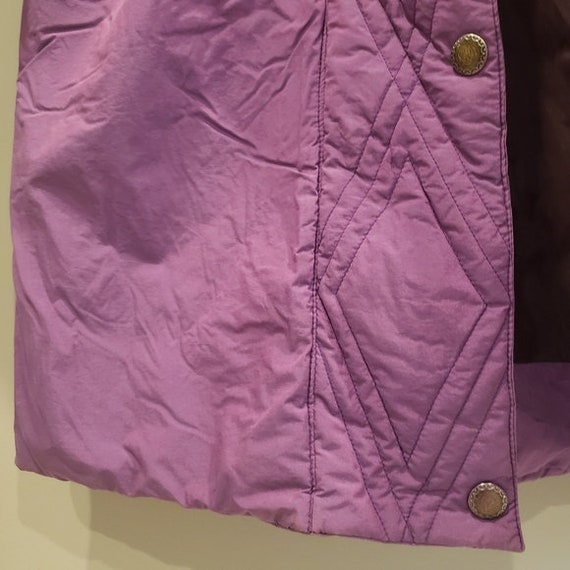 LUHTA Epic Monochromatic Purple Long Duvet Coat V… - image 7
