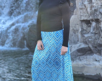 Modest Women's Clothing | DTY Knit | Maxi Skirt | Easter dress | Customize skirt lenght