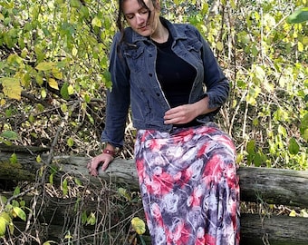 Modest Women's Clothing | DTY Knit | Maxi Skirt | Customize skirt lenght