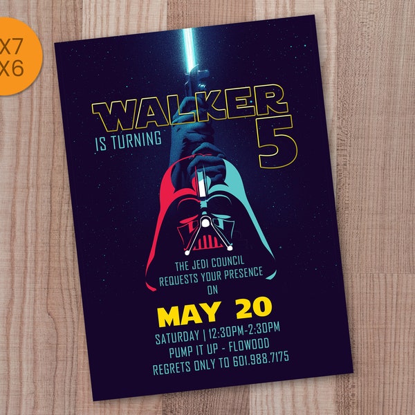 Darth Vader Invites - Etsy