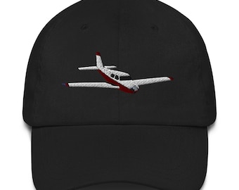 Everyday cap - embroidered Piper Comanche Customizable N Number Pilot hat  aviation
