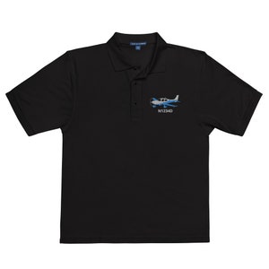 CIRRUS Custom N Number Embroidered Men&#39;s Premium Polo