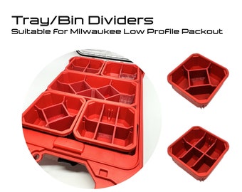 Bin Dividers for Milwaukee Packout Low Profile