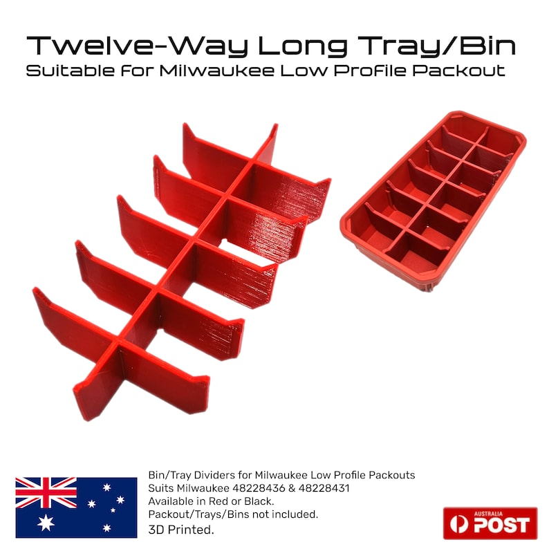 Bin Dividers for Milwaukee Packout Low Profile Etsy Australia
