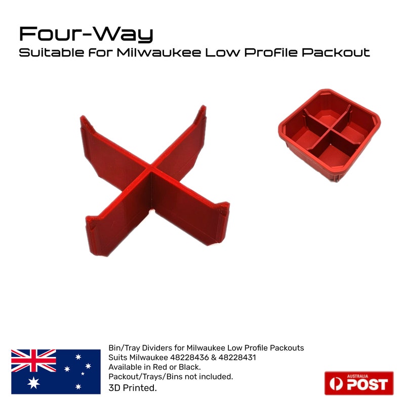 Bin Dividers for Milwaukee Packout Low Profile Etsy Australia