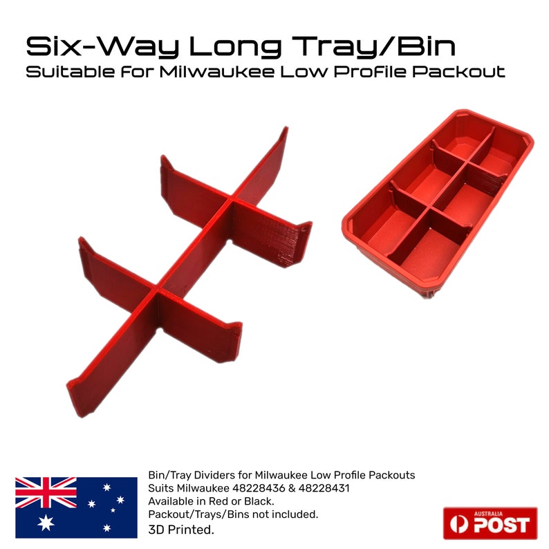 Bin Dividers for Milwaukee Packout Low Profile Etsy Australia