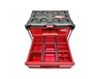 Nesting Bins - Suitable for Milwaukee Packout 2 Drawer Tool Box (48228442)