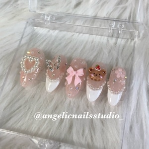 Kawaii Angel Press On Nails