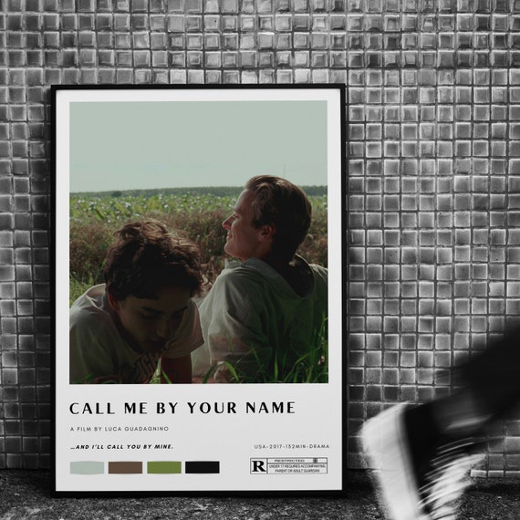 Call Me By Your Name Movie Poster Etsy
