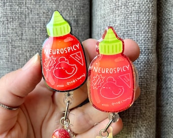 Neuro Spicy Sriracha Badge Reel