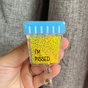 Specimen Cup Badge Reel - Urine Cup/ Urology