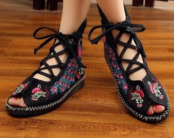 peacocks gladiator sandals