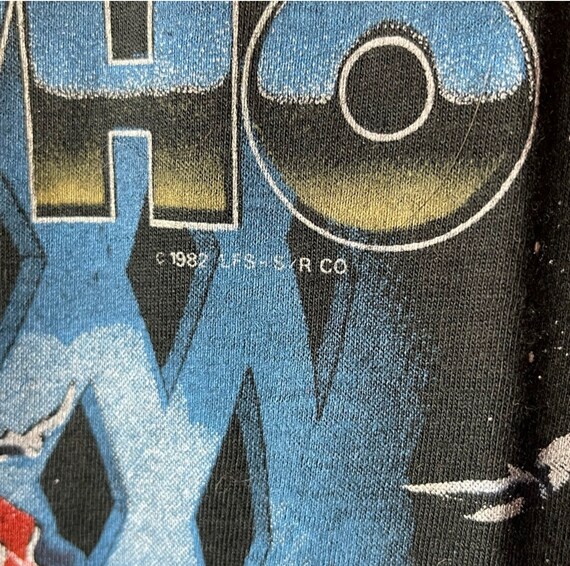 Vintage The Who Concert T Shirt 1982 American Tou… - image 5