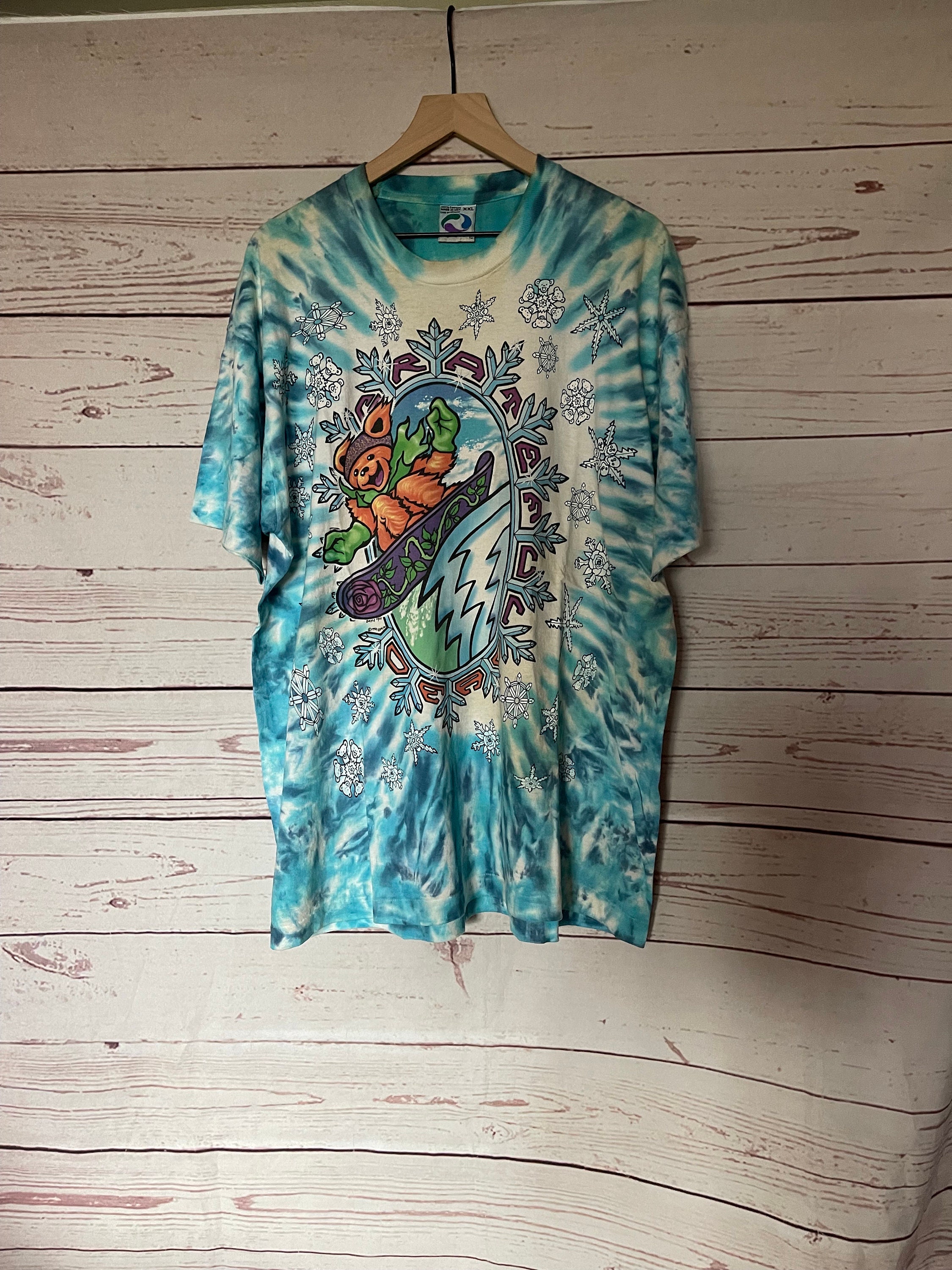 Vintage 1994 Liquid Blue Grateful Dead Tie Dye Skiing/snowboarding 