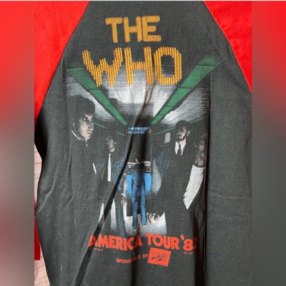 Vintage The Who Concert T Shirt 1982 American Tou… - image 3