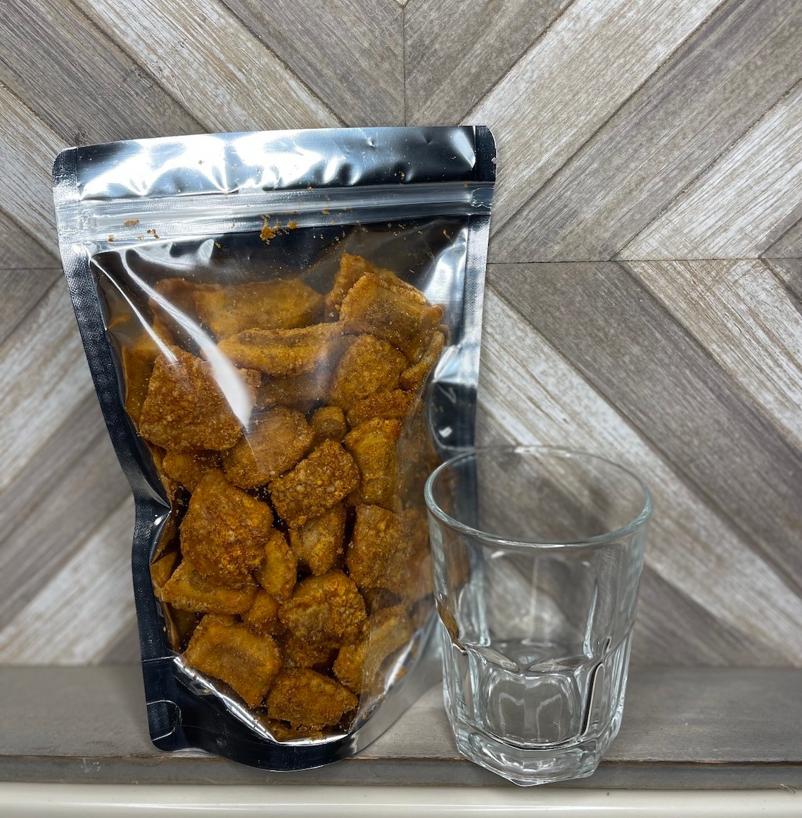 Cracklin Cracklings pork Skins Pork Rinds Pork Salty Snack Keto Snack