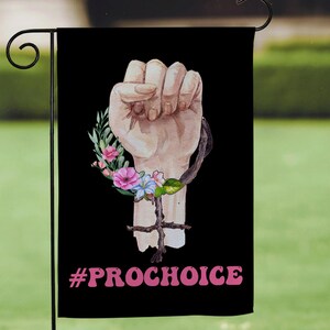 Women Rights Garden Flag, Prochoice Garden Flag, Love is Love Trans Rights Flag,Pro Choice Flag, LGBT Human Rights, Reproductive Rights Flag