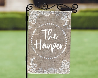 Custom Garden Flag,Family Name Garden Flag,Personalized Garden Flag, Garden Gift,Custom Welcome Garden Flag,Double-Sided Add Your Photo